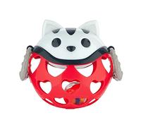 'Canpol babies Interactive Ratchet Toy cat red, Green, 20 x 8 x 9 cm, 3 Months+ (Red)