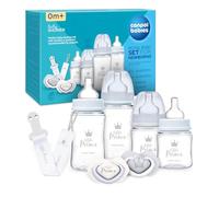 Canpol babies Set for Newborn Babies Royal Baby, Feeding Bottles and Soothers, BPA Free, Dishwasher Safe