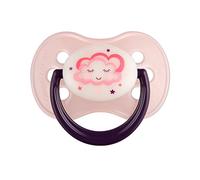 Canpol Babies Soothers 0 - 6 Months (A) Glowing teat Night Dream 22/500 BPA 0% (Orange (Star))