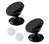 CanQuanSWZX 2PCS Car Phone Holder 360° Rotatable Magnetic Car Phone Holder for Dashboard, Strong Adhesive Mount with Metal Plate, Cars Hands-Free Use, Universal Vent Alternative