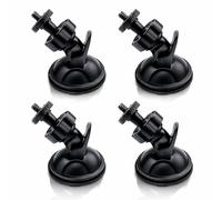 CanQuanSWZX 4PCS Car Dash Cam Mount Bracket Suction Cup Holder for Cameras Windshield Holder, Adjustable Ball Joint Design, Replacement Dash Cam Mount and Dashcam Holder for Car Glass Installation