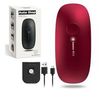 Canslab Ultrablade PRO Electric Can Opener, Rechargeable USB for Seniors with Arthritis, Automatic One Touch Can Opener, Smooth Rim, Small Can Opener, Red