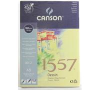 Canson 1557 180gsm A5, A4, A3 sketching drawing paper pad book spiral or gummed