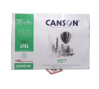 Canson 1557 180gsm A5, A4, A3 sketching drawing paper pad book spiral or gummed
