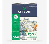 Canson : 1557 : Sketching Pad : Spiral : 30 Sheets : 180gsm : A4
