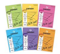 Canson 400100171 crob' Art Drawing Pad Glued 96 g A3 Short Side 80 Sheets Natural White