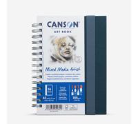 Canson : Artbook : Spiral : Portrait : Mixed Media Artist : 300gsm : 28 Sheets : A5