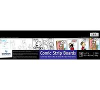 Canson Artist Series Comic and Manga Paper, Art Board, Foldover Pad, 5x17 inches, 14 Sheets (150lb/250g) - Artist Paper for Adults and Students - Colored Pencil, Marker, Ink, Pen