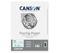 Canson Artist Series Tracing Pad Tape Binding, 50 Sheet, Art Supplies for Students & Professionals 9x12 inch
