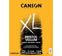 Canson Bristol Paper Pads, Yellow Black, 11x14