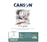 CANSON "C à Grain A3 125g White Drawing & Sketching Paper Pad 30 Sheets