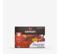 Canson : Figueras : Oil & Acrylic Paper : Pad : 24x33cm : 9x13in : Canvas Texture