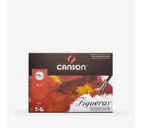 Canson : Figueras : Oil & Acrylic Paper : Pad : 33x41cm : 13x16in : Canvas Texture