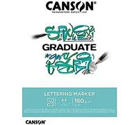 CANSON Graduate Marker Paper Pad A4 180gsm 20 Sheets