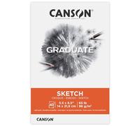 Canson Graduate Sketch Pad, Foldover, 5.5x8.5 inch, 40 Sheets | Artist Paper for Adults and Students