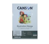 Canson Illustration A4 & A3 250gsm 12 sheet pad BD, Manga, Comics
