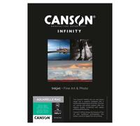 Canson Infinity Aquarelle Rag 240gsm, Natural White Matte Inkjet Paper, A3+, Box of 25 Sheets