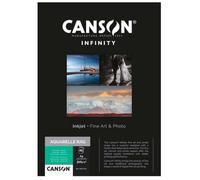 Canson Infinity Aquarelle Rag 310gsm, Natural White Matte Inkjet Paper, A2, Box of 25 Sheets