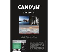 Canson Infinity Arches Aquarelle Rag Watercolour Textured Inkjet Photo Paper, 310gsm, 21 x 29.7 cm, 25 Sheets, Acid-Free, Ideal for Professional Photographers