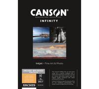 Canson Infinity Arches BFK Rives 100% Textured Pure White Inkjet Photo Paper, 310gsm, 21 x 29.7 cm, 25 Sheets, Acid-Free, Ideal for Professional Photographers
