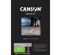 Canson Infinity Somerset Enhanced Velvet White, Digital Photo Paper, Soft Grain, 225, 83, Box, A3-29.7 x 42 cm, Printed Cardboard Box, White, 25 Sheets