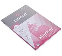 Canson Marker A4 pad Including 70 Sheets of 70gsm Layout bleedproof Paper: high White and Ultra-Smooth