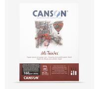Canson : Mi-Teintes : Pastel Pad : Glued : 24x32cm : 20 Sheets : Black