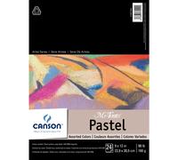 Canson Mi-Teintes Pastels Paper Pad 9"X12"-Assorted Colors 24 Sheets - 10864