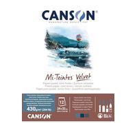 CANSON Pastel Paper, 3 Cool Tones, 9.4x12.6'' -24x32cm