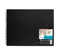 Canson Montval Field Watercolor Art Book Paper Pad, Side Wire Bound, 140 Pound, 14 x 11 Inch, 20 Sheets, 0, 14"X11"