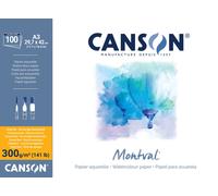 Canson Pad Montval Cold Pressed Sketchbook 100 A3 300 g Natural White