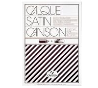 Canson Satin A4 90 GSM Short Side Glued Pad Translucent Tracing Paper (Pack of 50 Sheets)