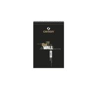 CANSON The Wall Marker 200gsm A4 Paper, Extra Smooth, Spiral Pad Short Side, 30 White Sheets, Ideal for Professional Artists & Illustrators