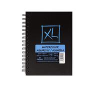 Canson Watercolor Book XL | Side Wirebound, 48 Sheets (90lb/185g) for Watercolor, Gouache, and Acrylics