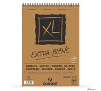 Canson : XL : Croquis : Extra White : Spiral Pad : 90gsm : 120 Sheets : A3