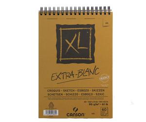 Canson XL Extra White Sketch Pad A5 90gsm 60 Sheets artists drawing paper pad