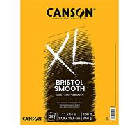 Canson Bristol Paper Pads, Yellow,Black, 11x14