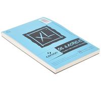 Canson XL Series Oil and Acrylic Paper, Foldover Pad, 5.5x8.5 inches, 24 Sheets (136lb/290g) - Artist Paper for Adults and Students