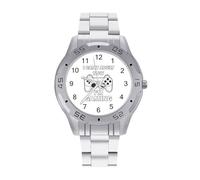 Can't Adult Now I'm Gaming Quartz Watch Alloy Watch Dress Decorative for Business Men Women with Design Pattern Print