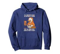 Can't Afford A Home, But my Dice Game is Neat Duck Pullover Hoodie