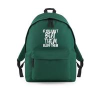 Can't Beat Them Bluff Them Backpack Rucksack 18L Bag - 42 x 31 x 21cm