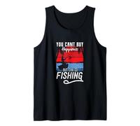 Can't Buy Happiness But Can go Fishing Funny Angler Fisher Tank Top