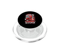 Can't Catch Me Im Three Birthday Boy Race Car Driver Racing PopSockets PopGrip for MagSafe
