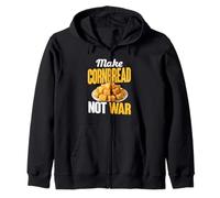 Can't Corn-centrate Thinking About Cornbread Zip Hoodie