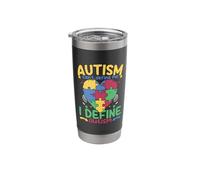 Can't Define Me - Autistic Puzzle Support Autism Awareness Stainless Steel Insulated Tumbler