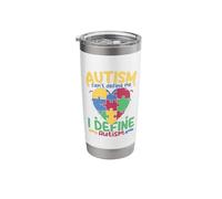 Can't Define Me - Autistic Puzzle Support Autism Awareness Stainless Steel Insulated Tumbler
