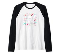 Can't Duplicate This: Bold Retro Pop Art Statement Raglan Baseball Tee, Men, Black/White, S