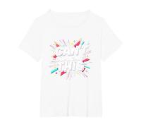 Can't Duplicate This: Bold Retro Pop Art Statement T-Shirt, Women's Plus, White, 4X