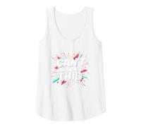 Can't Duplicate This: Bold Retro Pop Art Statement Tank Top, Women, White, L