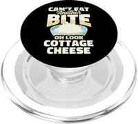 Can't Eat Another Bite Funny Cheese PopSockets PopGrip for MagSafe
